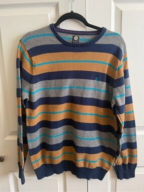 Element Men's Crewneck Sweater - Navy, Gray, Tan & Teal